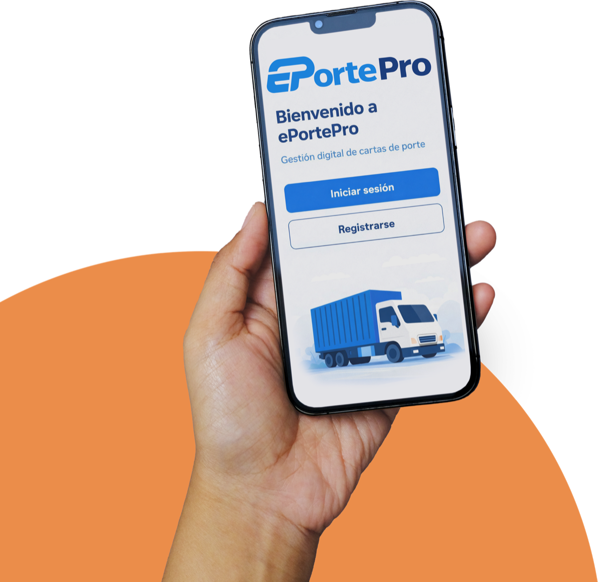 Vista de ePortePro para gestionar la carta de porte digital